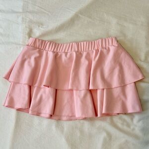 ruffle fairy rave pink skirt size S but fits S-M